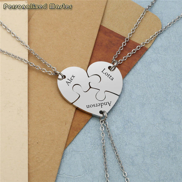 Personalized Puzzle Necklace