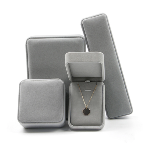 High-end jewelry box, good size, gray