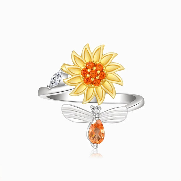 To My Daughter - Sunflower Fidget Ring